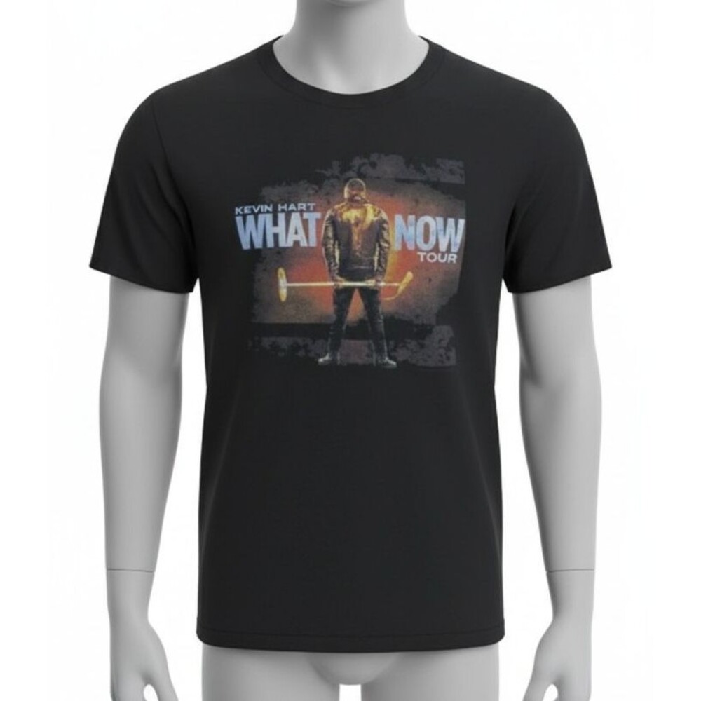 Kevin Hart What Now Tour 2015 T-Shirt Men's Size M Black Comedy Concert Tee